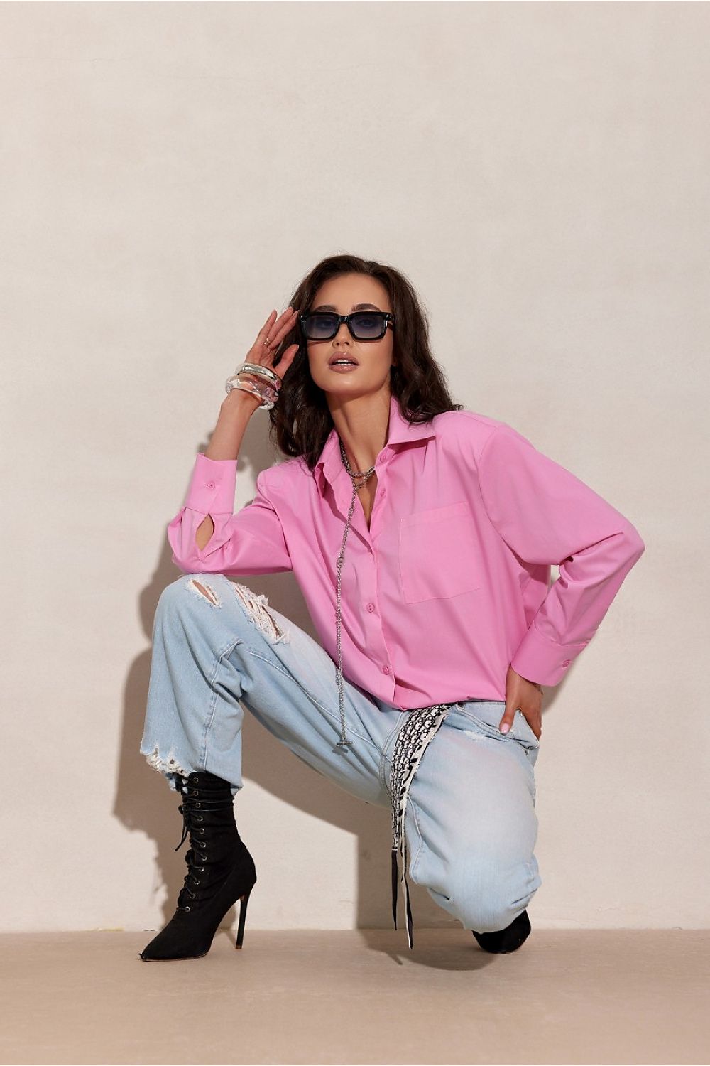 Chemise manche longue model 224031 Roco Fashion